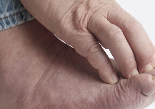 What causes neuropathy in the feet to be exacerbated?
